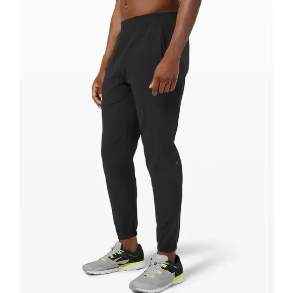 Lululemon Surge Joggers Luxstreme Pants Men's Large Black Athleisure Pockets - Picture 1 of 11